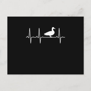 Mallard Heartbeat Gift Voor Mannen Vrouwen Duck Bi Briefkaart