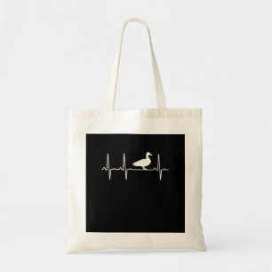 Mallard Heartbeat Gift Voor Mannen Vrouwen Duck Bi Tote Bag