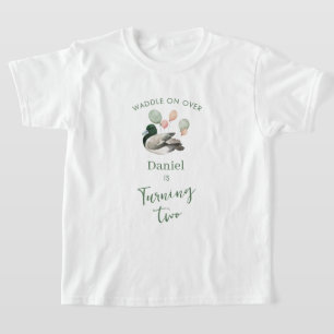 Mallard Lucky Duck Verjaardag voor elke leeftijd T-shirt