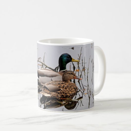 Mallard Pair Ceramic Mok (Voorkant rechts)