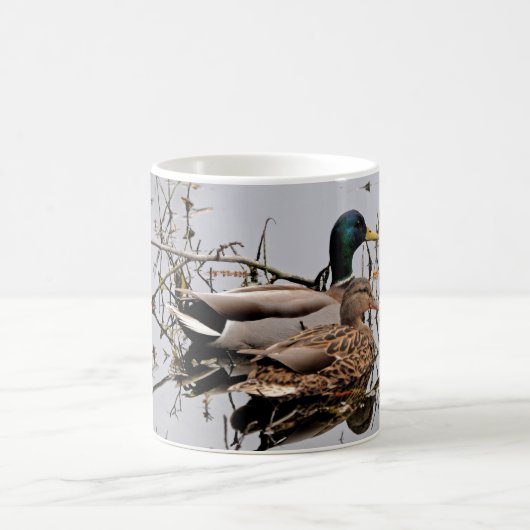 Mallard Pair Ceramic Mok (Center)