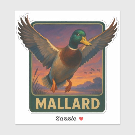 Mallard Sticker (Vel)