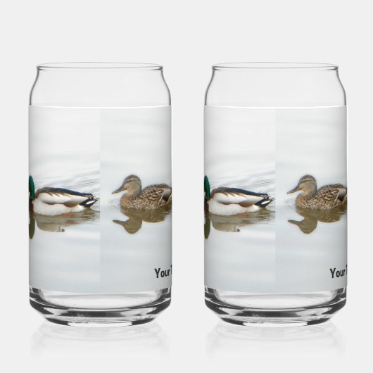Mallards Blikvorm Glas (Rechts)