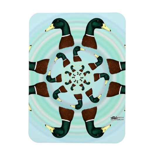Mallards Galore. Magneet (Verticaal)