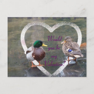 Mallards-verkering Feestdagenkaart