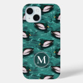 Mallards Zwemmen in het waterpatroon Case-Mate iPhone Case (Achterkant)