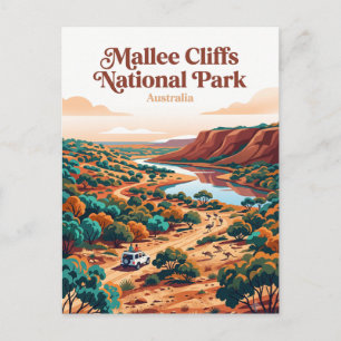 Mallee Cliffs National Park Australië Briefkaart