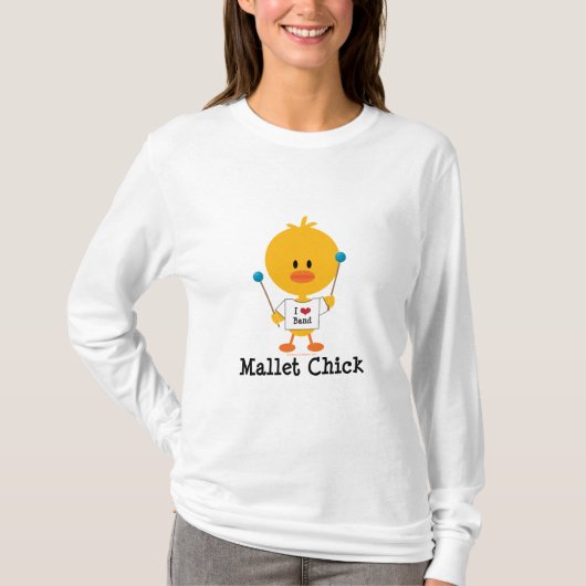 Mallet Chick Long hoeve Tee Shirt (Voorkant)