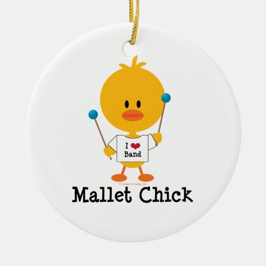 Mallet Chick Ornament (Voorkant)
