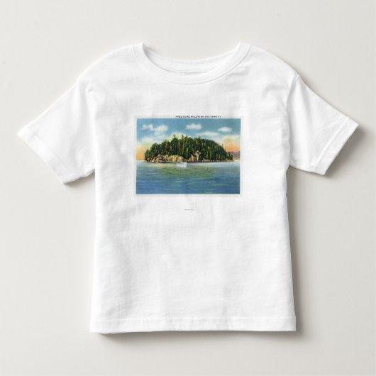 Malletts Bay Uitzicht Marble Island Kinder Shirts (Voorkant)