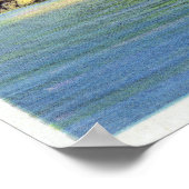 Malletts Bay Uitzicht Marble Island Poster (Hoek)