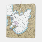 Malletts Bay VT Nautisch overzicht Keramisch Ornament (Links)