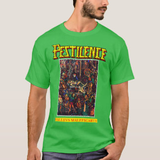 Mallevs Maleficarvm y Pestilence Old School Thrash T-shirt