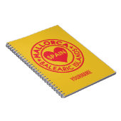 MALLORCA Espagne carnet personnalisé (Côté Droit)