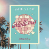 Mallorca Espagne Espagne carte postale rétro vinta