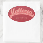 MALLORCA Espagne, texte personnalisé et stickers c (Sac)