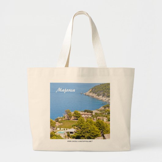 Mallorca Grote Tote Bag (Voorkant)