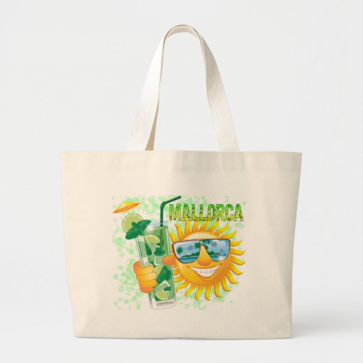 Mallorca Grote Tote Bag (Voorkant)