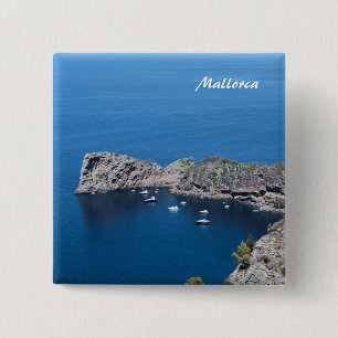 Mallorca-knop Vierkante Button 5,1 Cm