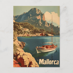 Mallorca Kust Bliss Vintage Ansichtkaart Briefkaart