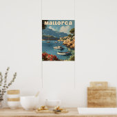 Mallorca kustgelukzaligheid  Briefkaart Poster (Keuken)