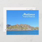 Mallorca, Puerto Pollensa - Briefkaart (Voorkant / Achterkant)