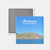 Mallorca, Puerto Pollensa - Magnet (Recto/Verso)