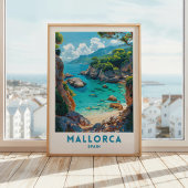 Mallorca Reizen Poster Spanje Wall Art