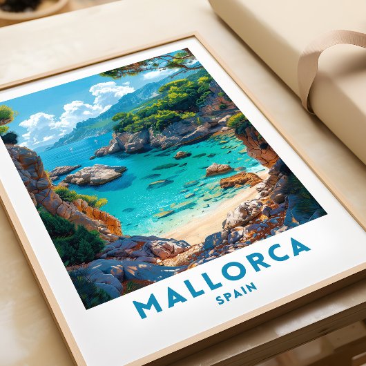 Mallorca Reizen Poster Spanje Wall Art