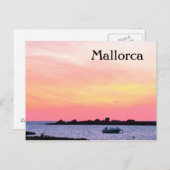 Mallorca Romantische Zonsondergang - Briefkaart (Voorkant / Achterkant)