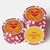 Mallorca Spanje aangepaste poker chips (Opstapeling)