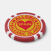 Mallorca Spanje aangepaste poker chips (Enkel)