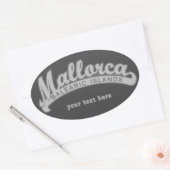 MALLORCA Spanje aangepaste tekst & kleur stickers (Envelop)