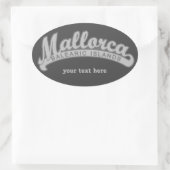 MALLORCA Spanje aangepaste tekst & kleur stickers (Tas)