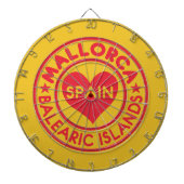 MALLORCA Spanje dart board Dartbord (Voorkant)