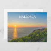 Mallorca Spanje kust Foto Briefkaart (Voorkant / Achterkant)
