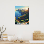 Mallorca, Spanje – kustweg Poster (Keuken)