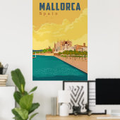 Mallorca, Spanje Poster (Thuiskantoor)
