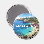 Mallorca Spanje Reizen Magneet (Voorkant / Achterkant)