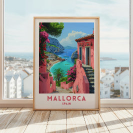 Mallorca Spanje Reizen Print Poster Wandkunst
