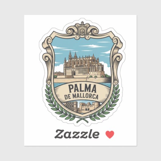 Mallorca Spanje Reizen Sticker (Vel)