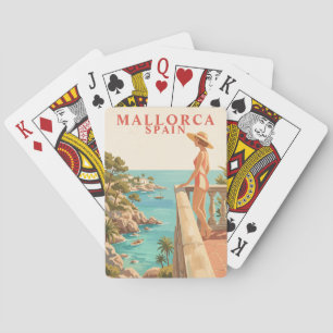 Mallorca Spanje Speelkaarten Deck Vintage Reis