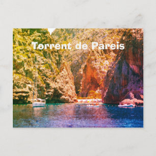 Mallorca Vintage Torrent de Paris Reizen Briefkaart