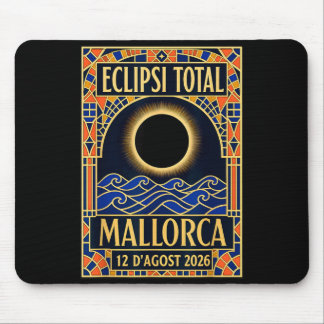 Mallorca Zonsverduistering 2026 - Catalaans Modern Muismat