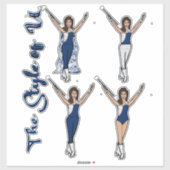 Mallorette Sparkle Stickers (Azul Spark) (Vel)