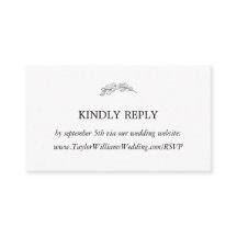 Mallory Elegante Minimalistische Trouwwebsite RSVP