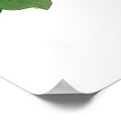 Mallow bloem, Japanse kunst Poster (Hoek)
