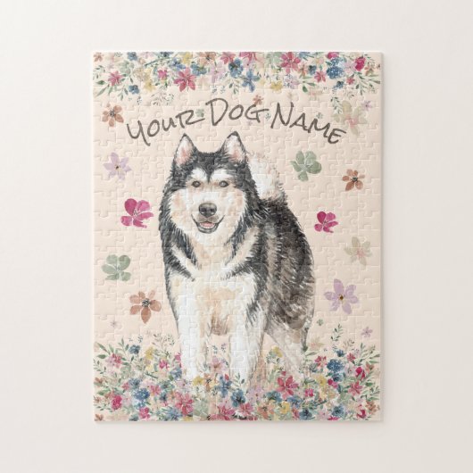 Mally Alaskan Malamute Dog Legpuzzel (Verticaal)