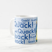 'Mally' Duck op een mok. Koffiemok (Voorkant links)