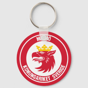 Malmö Round Emblem Sleutelhanger
